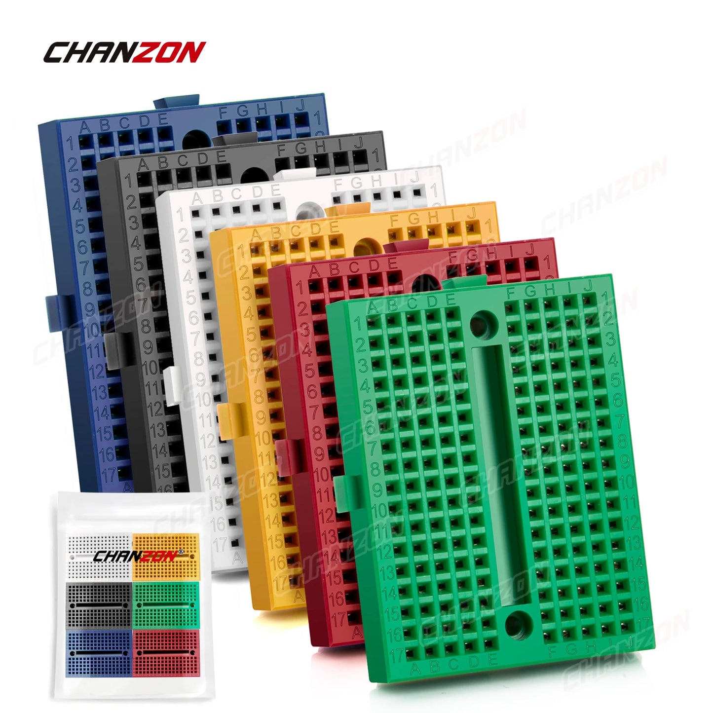 170 / 400 / 830 Tie Points Solderless Breadboard MB-102 BB-801 SYB-170 Prototype Universal PCB Jumper Dupont Test Bread Board