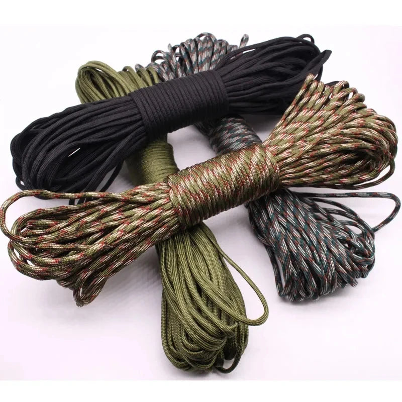 31M Paracord Cord 7 Cores 550 Tactical Rope Diameter 4mm for Outdoor Camping Survival Lanyard Parachute Rope Hiking Tent Accessories