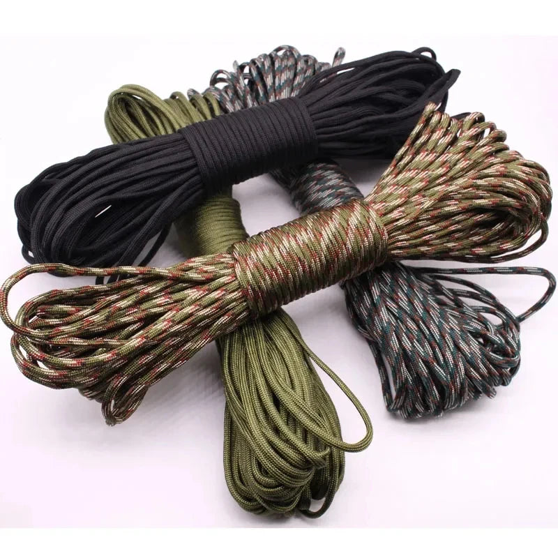 31M Paracord Cord 7 Cores 550 Tactical Rope Diameter 4mm for Outdoor Camping Survival Lanyard Parachute Rope Hiking Tent Accessories
