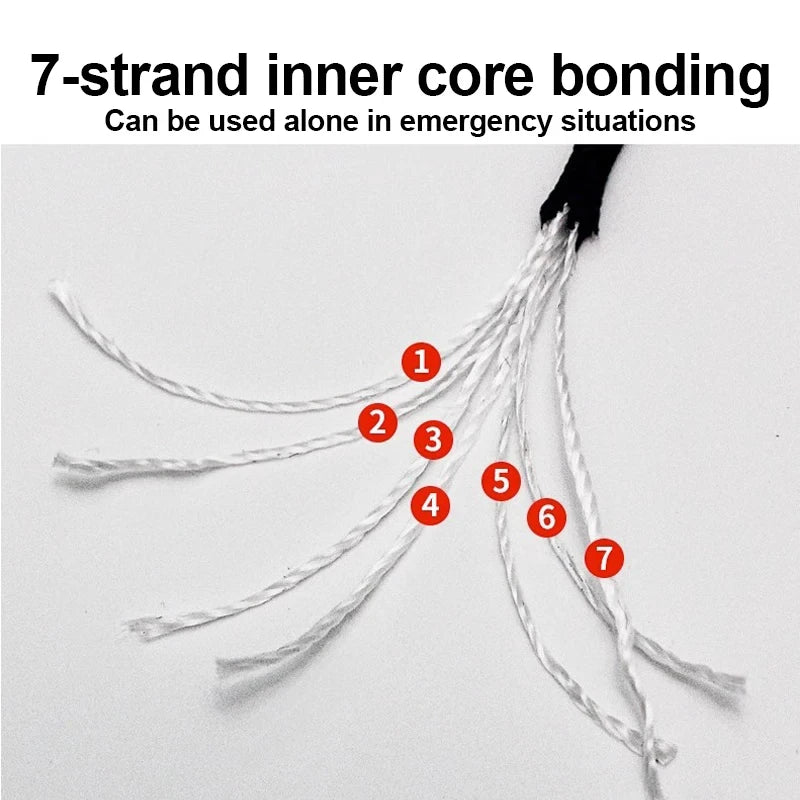 31M Paracord Cord 7 Cores 550 Tactical Rope Diameter 4mm for Outdoor Camping Survival Lanyard Parachute Rope Hiking Tent Accessories