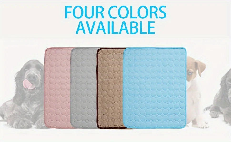 Self-Cooling Pet Mat for Dogs & Cats – Ice Cold Summer Sleeping Pad, Breathable & Washable Cooling Blanket for Crate, Bed, Floor & Travel